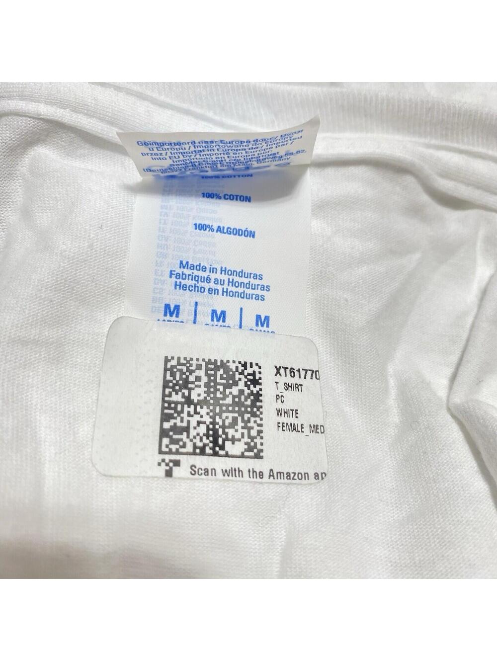 WTF Where is The Fireball Graphic T-Shirt, White, Women's Medium, New As Is - Picture 6 of 8